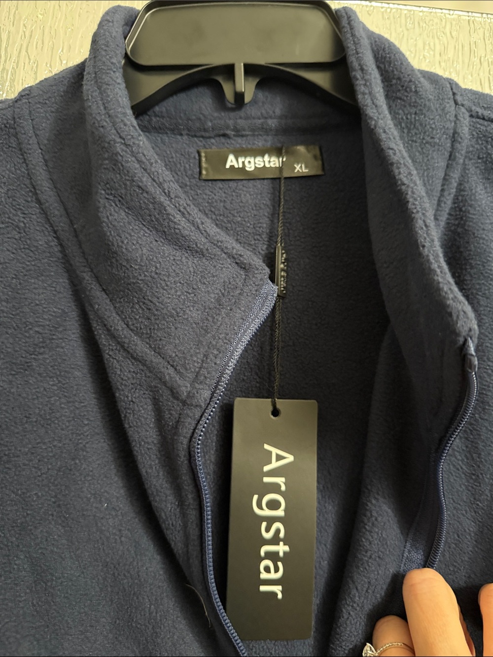 Navy Full-Zip Fleece Jacket - Picture 2 of 4